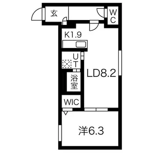 晴蔵KOTONI【2階】の間取り