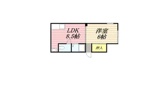 セピア35A【202号室】の間取り