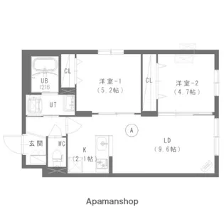 ルチアーノN35【4階】の間取り