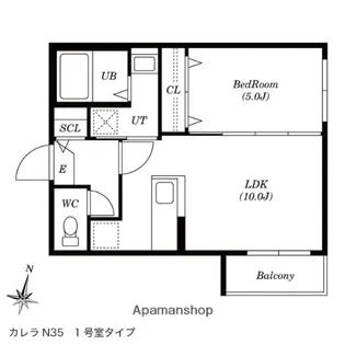 カレラN35【4階】の間取り