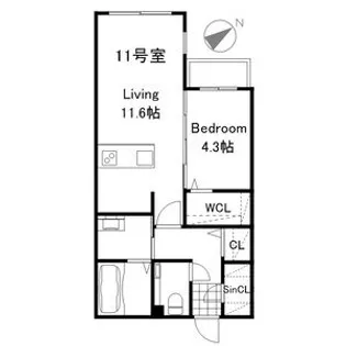 PREMIER IST KOTONI STA【2階】の間取り