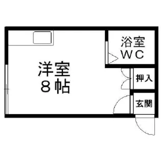第5山重ビル【308号室】の間取り