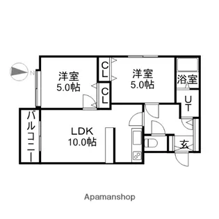 メゾン・ド・北円山【13階】の間取り