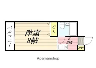 メゾン・ド・北円山【6階】の間取り