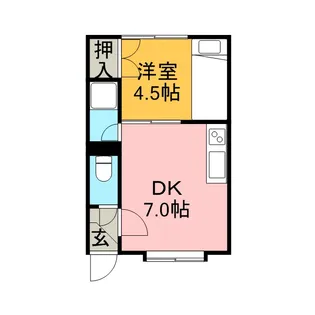 ルミエール21【1階】の間取り