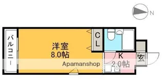 メゾン・ド・ルナール【406号室】の間取り