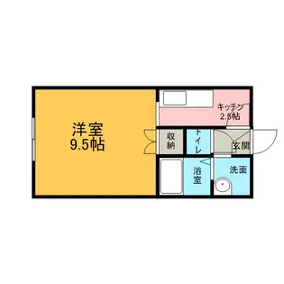 トミイビルNO.18【605号室】の間取り