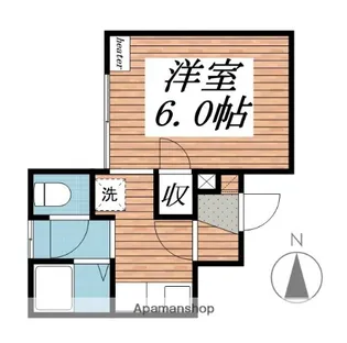 ラヴェール元町【202号室】の間取り