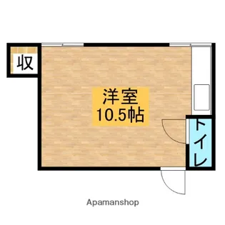 さつきアパート【3号室】の間取り