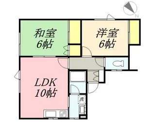 KUROBE221【101号室】の間取り