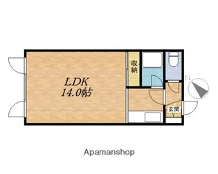 ニューファッションエリカ【206号室】の間取り