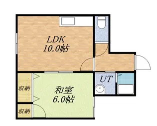グリーンウィング【301号室】の間取り