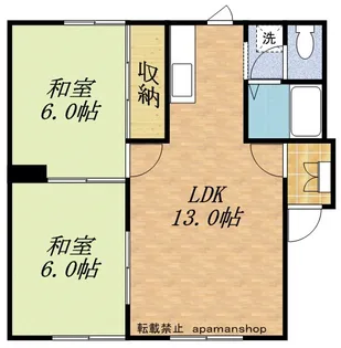 ポートアベニューA棟【102号室】の間取り