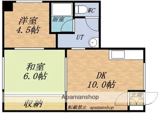 グリーンボックスⅢ【3号室】の間取り