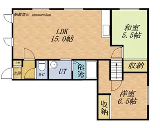サンハイム奥沢【301号室】の間取り