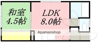 エイトハイツ【205号室】の間取り