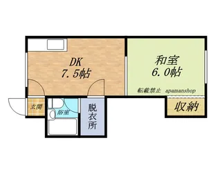 パークサイドハイツ【2階】の間取り