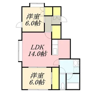 Y2KプラスⅡ【202号室】の間取り
