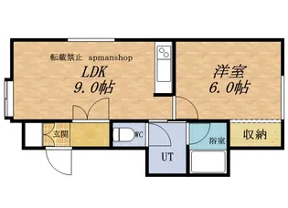 Y2KプラスⅡ【201号室】の間取り