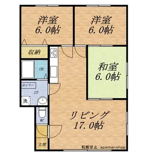 アーバンライフ【202号室】の間取り