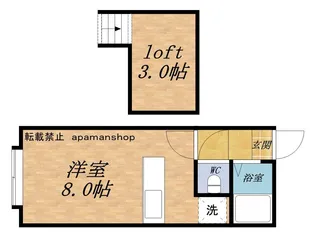 TS小樽【205号室】の間取り