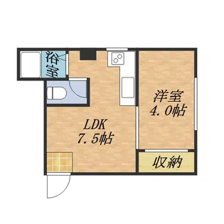 シャネルビル【303号室】の間取り