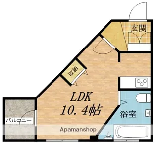 VISTA東雲【701号室】の間取り