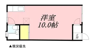 サンリバー栄町A棟【8号室】の間取り