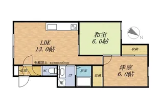 メゾン朝里267【101号室】の間取り