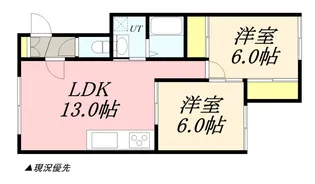 メゾン朝里267【202号室】の間取り