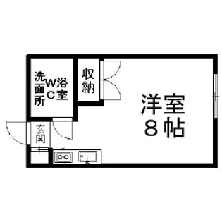 ルインズノース【7号室】の間取り