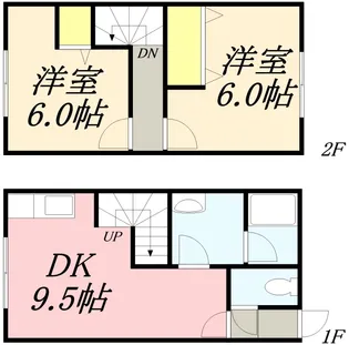 クリスタルハイムNO2【203号室】の間取り