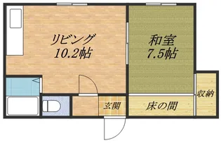 入船コーポ【305号室】の間取り