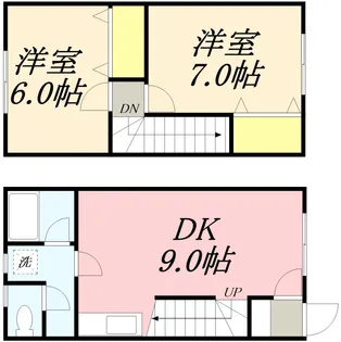 クリスタルハイムNO1【106号室】の間取り