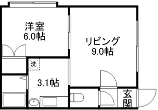 GATO【102号室】の間取り