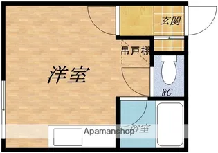 ウェーブリッチⅡ【208号室】の間取り