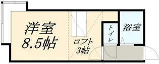 AMS緑B棟【0202号室】の間取り