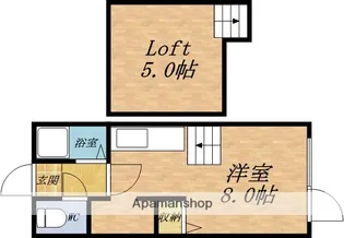 エスポワール新光【205号室】の間取り