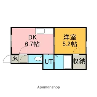 ライブヒルズ【203.号室】の間取り