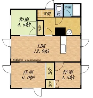 スマイルホーム桜【101号室】の間取り