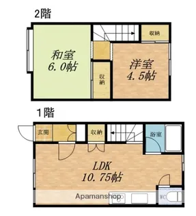 メゾンド新光Ⅱ【2号室】の間取り