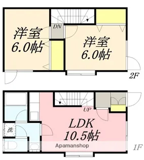 ゴールドヒル【105号室】の間取り