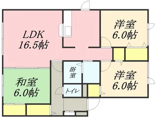 和光ハイツ5号棟【103号室】の間取り