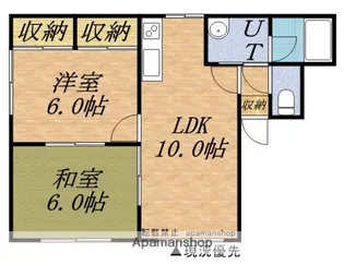 キロロハウス【102号室】の間取り