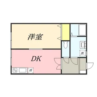 第三グレースマンション【203号室】の間取り