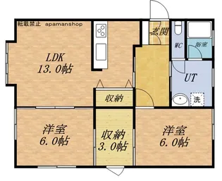 ハイツY2K【101号室】の間取り