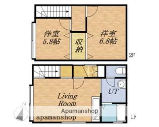 チャンティックトコ【103号室】の間取り