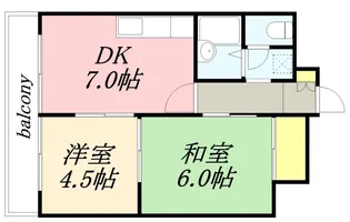 M’SFLATS(エムズフラッツ)【402号室】の間取り