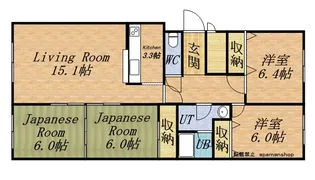 サーム朝里が丘【430号室】の間取り