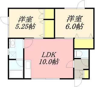 サンヒルズ桜【101号室】の間取り